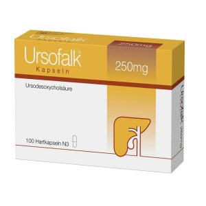 Ursofalk 250mg Capsules - Ursodeoxycholic acid, 100 Capsules