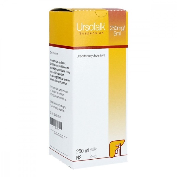Ursofalk Suspension - Ursodeoxycholic Acid Suspension 250mg/5ml, 250ml