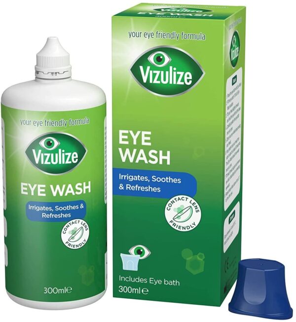 Vizulize contact lens freindly Eye Wash