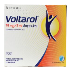 Voltarol Injection 75mg - Diclofenac Injection, 10 x 3ml