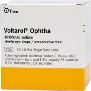 Voltarol Ophtha Eye Drops Single Dose Unit - Diclofenac Eye Drops
