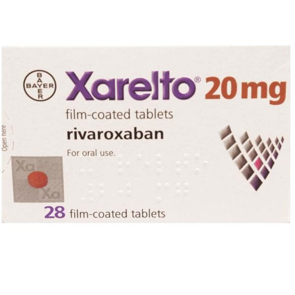 Xarelto 20mg Tablets – Rivaroxaban 20mg Tablets