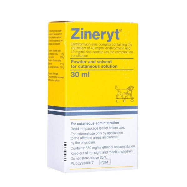 Zineryt lotion - Erythromycin and Zinc Lotion, 30ml