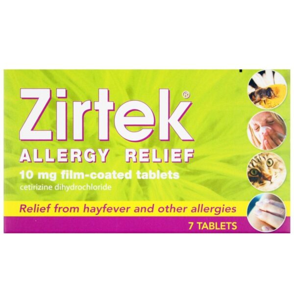 Zirtek Allergy Relief 30 Tablets