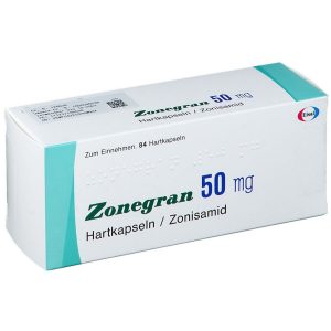 Zonegran 50mg Capsules – Zonisamide 50mg, 56 Capsules
