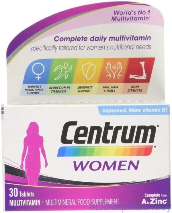 centrum women multivitamin tablets