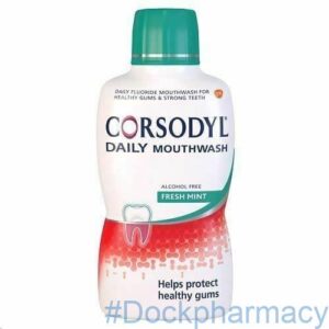 CORSODYL DAILY MOUTHWASH FRESH MINT ALCOHOL FREE