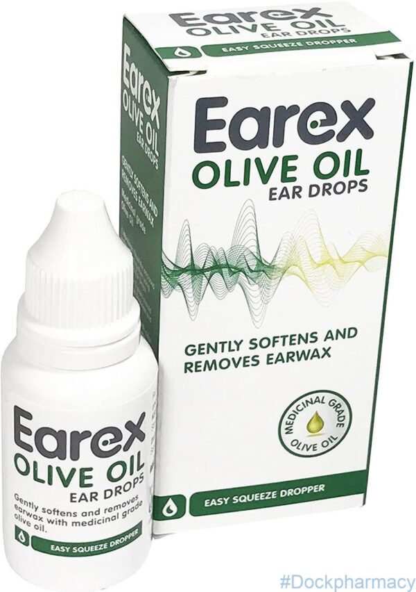 Earex Olive oil ear drops for earwax