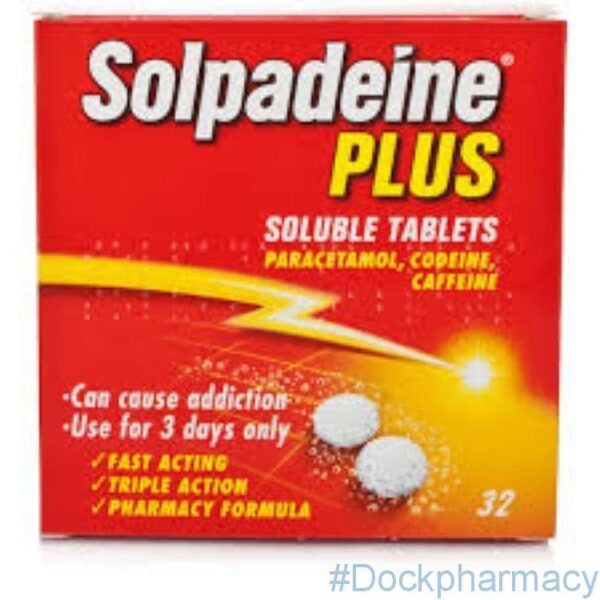 Solpadeine plus soluble tablets pain relief