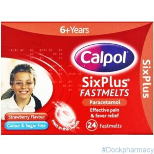 Calpol SixPlus Fastmelts Tablets, 24 Tablets