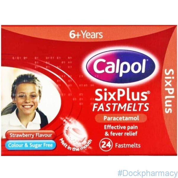 Calpol SixPlus Fastmelts Tablets, 24 Tablets