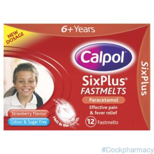 Calpol SixPlus Fastmelts Tablets, 12 Tablets