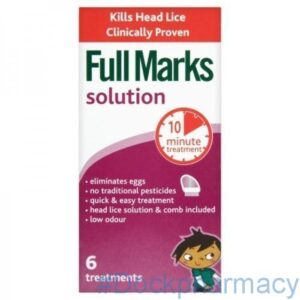 Full Marks Solution – Head Lice Treatment, 300ml