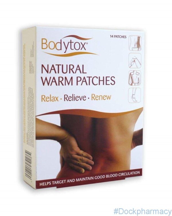 Bodytox natural warm patches