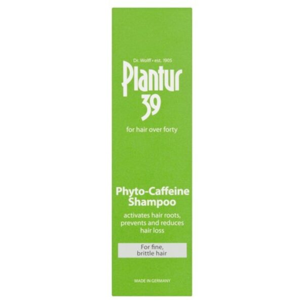 Plantur Caffeine Shampoo - For Fine and Brittle Hair, 250ml