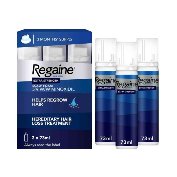 Regaine Foam For Men Triple pack, 3 x 73ml