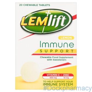 Lemlift Immune Support Lemon Chewable Tablets