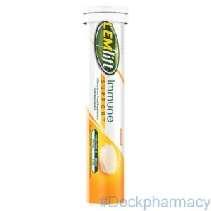 lemsip lemlift immune support effervescent tablets orange