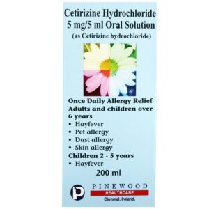 Cetirizine Oral Solution - Allergy liquid for Children, 200ml