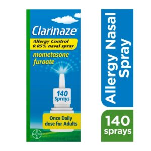 Clarinaze Allergy Spray - Mometasone Nasal Spray, 140 Doses