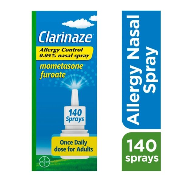 Clarinaze Allergy Spray - Mometasone Nasal Spray, 140 Doses