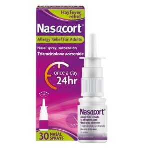 Nasacort Allergy Relief Spray - Triamcinolone Acetonide Spray, 30 Doses