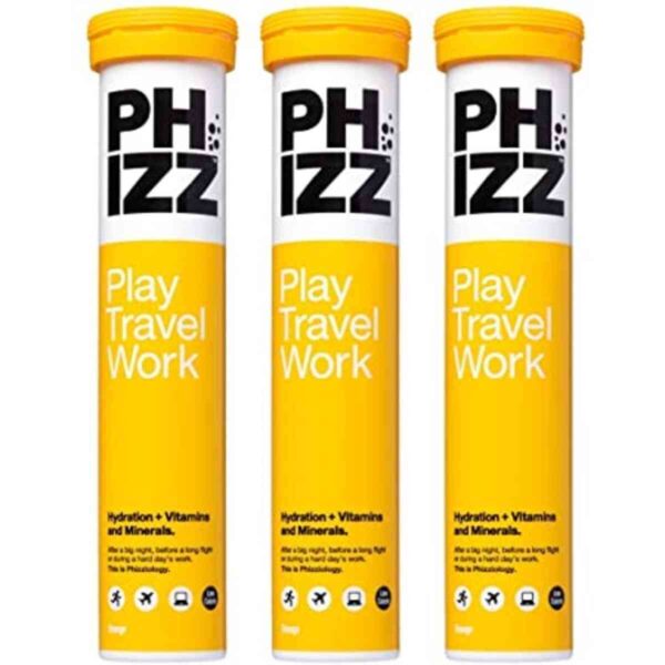 Phizz Electrolyte Multivitamin Rehydration Tablet Orange, 20 Tablets