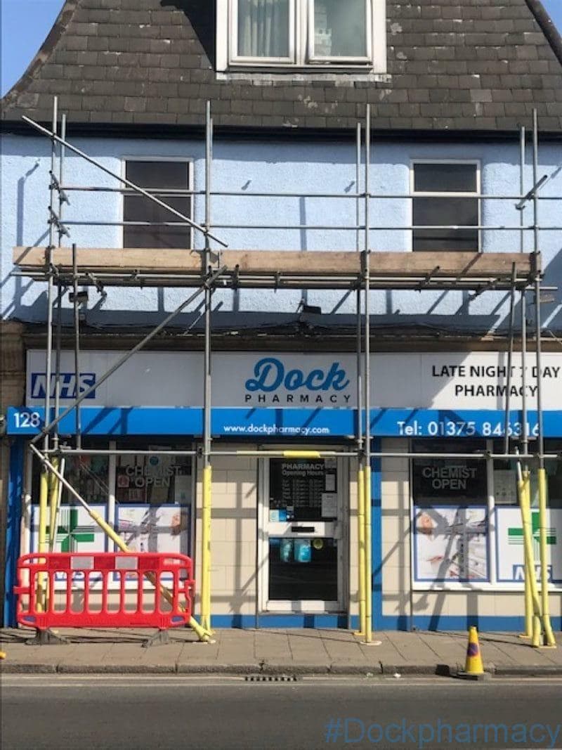 Notice to our customers Renovation work in progress
