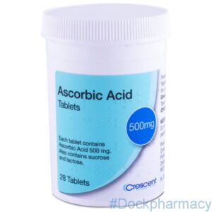 Ascorbic Acid 500mg Tablets - Vitamin C 500mg, 28 Tablets