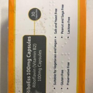 Vitamin B2 100mg Capsules