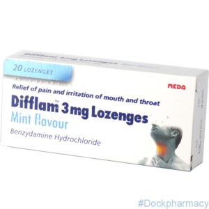Difflam Lozenges Mint flavour