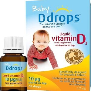 Baby D Oral Solution - Vitamin D3 Drops 10µg, 30ml