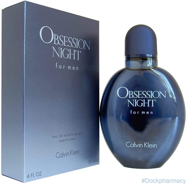 Obsession Night Eau de Toilette Spray for Men By Calvin Klein 125 ml