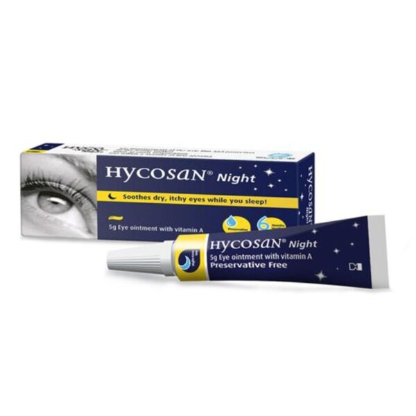 Hycosan Night Preservative Free Eye Ointment, 5g