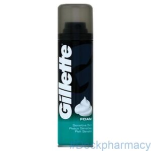 Gillette Sensitive Skin Shaving Foam 200ml