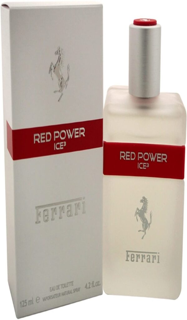 Red Power Ice 3 Men EDT Spray by Ferrari