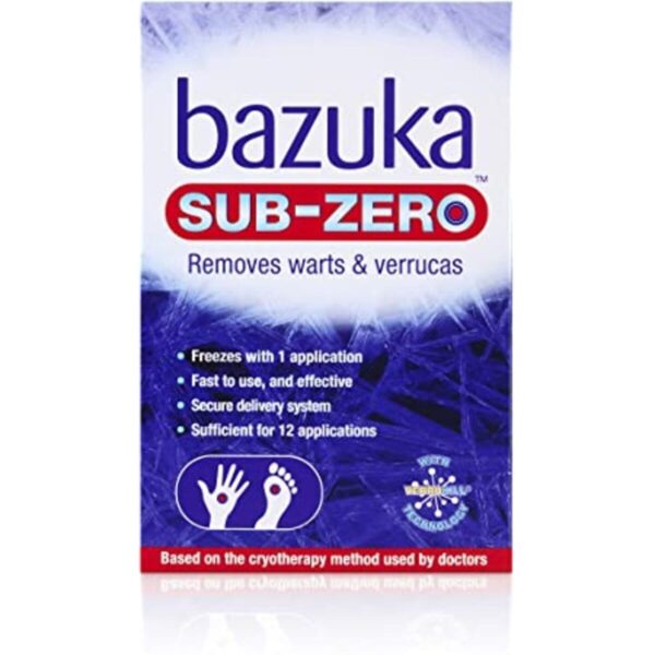 Bazuka Sub Zero Freeze For Removal Of Warts And Verrucas