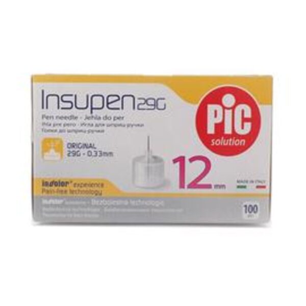 insupen 12mm 29g pen needles