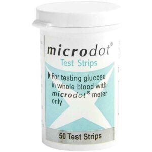 Microdot Max Blood Glucose Test Strips