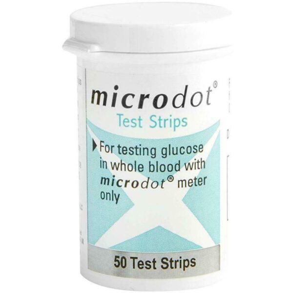 Microdot Max Blood Glucose Test Strips
