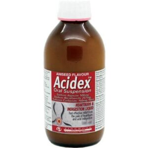 Acidex Heartburn and Indigestion Relief Oral Suspension
