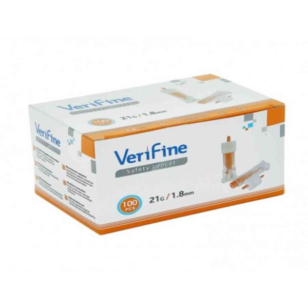 Neon Verifine Safety Lancet 21G
