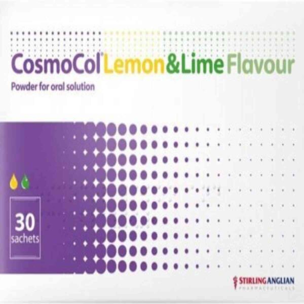 Cosmocol Lemon And Lime Flavour, 30 Sachets