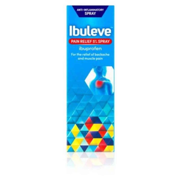 Ibuleve Pain Relief Spray - Ibuprofen 5% Spray, 35ml