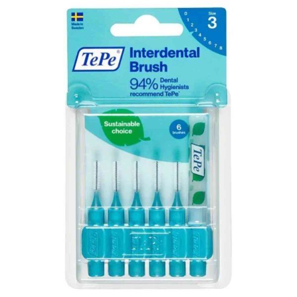 TePe Interdental Brushes Blue 0.6mm - Size 3