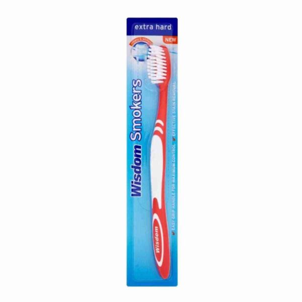 Wisdom Smokers Toothbrush Extra Hard Bristles