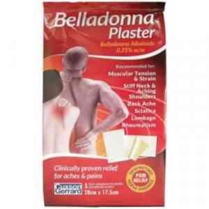 Belladonna Plaster Small, 2 Plasters