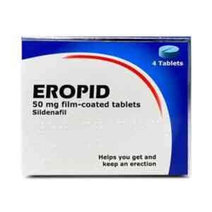 Eropid Sildenafil 50mg Tablets, 8 Tablets