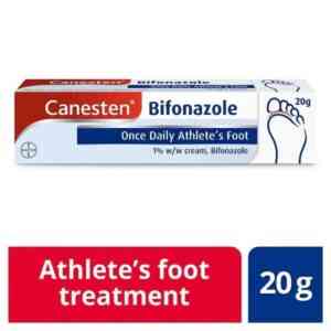 Canesten Bifonazole Once Daily Athlete’s Foot Cream, 20g