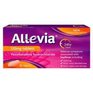 Allevia 120mg Tablets - Fexofenadine 120mg, 15 Tablets